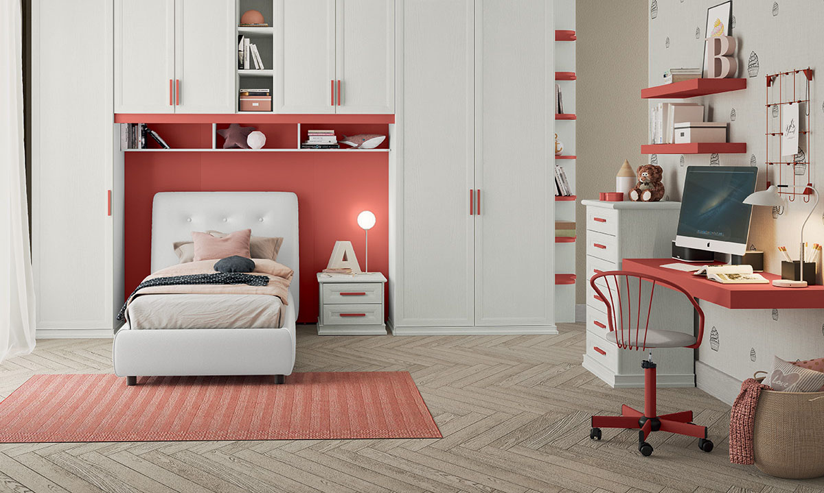 COLOMBINI CASA Colombini Casa Cameretta Bambini Con Letto Ponte Semplice