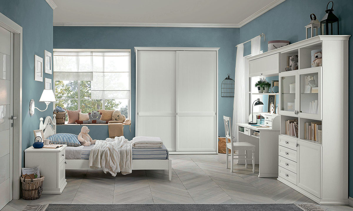COLOMBINI CASA Camerette Bambini Stile Classico Composizione Tipo Blu
