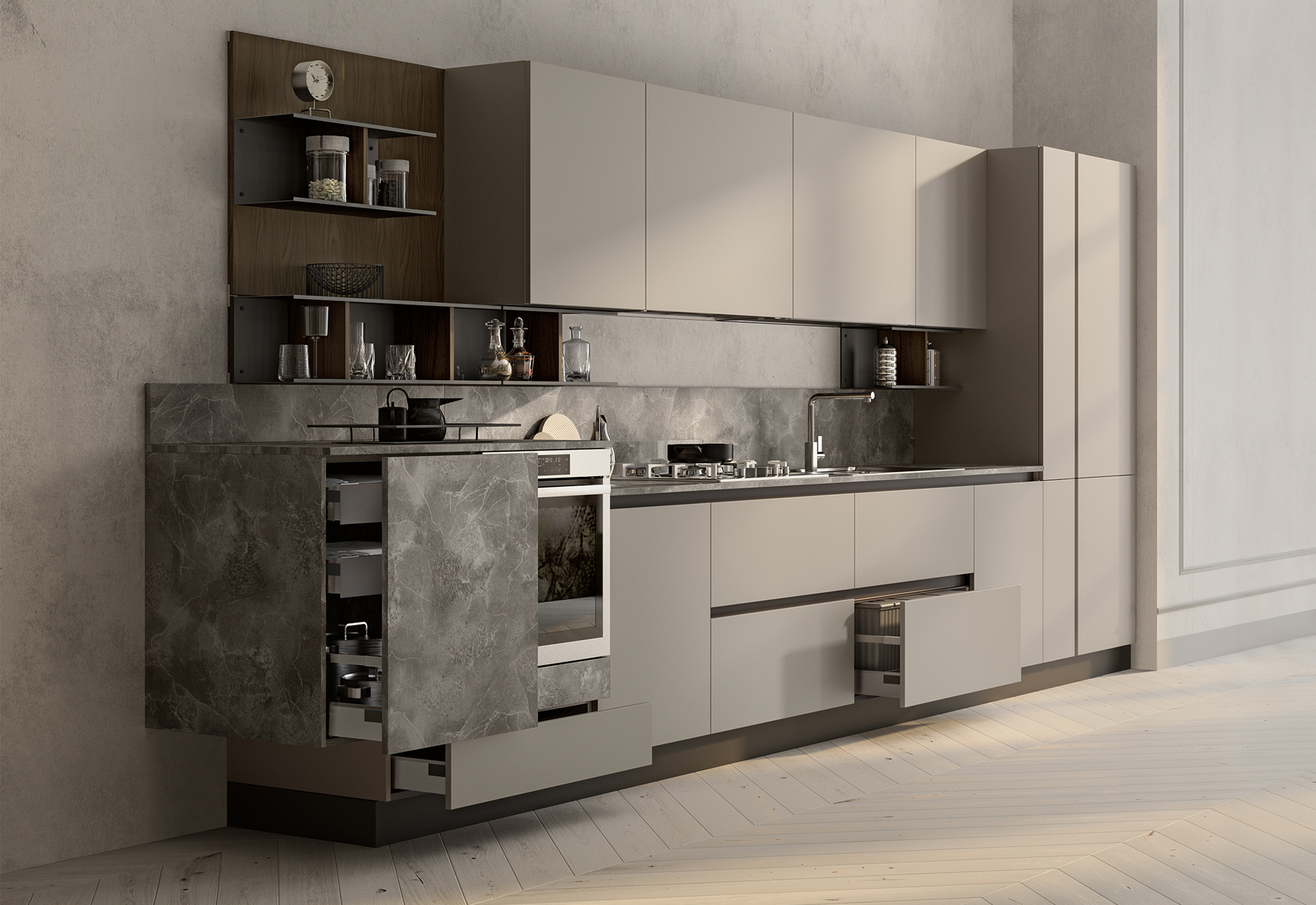 Colombini Casa Cucina Moderna Lungomare2 Blocco Lytos