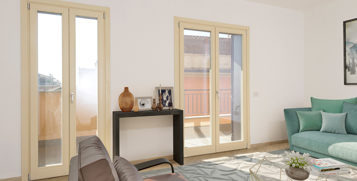 OLTRE Finestra Legno Magnifica